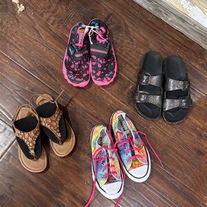 Kids size 13 shoe bundle.  Four pair